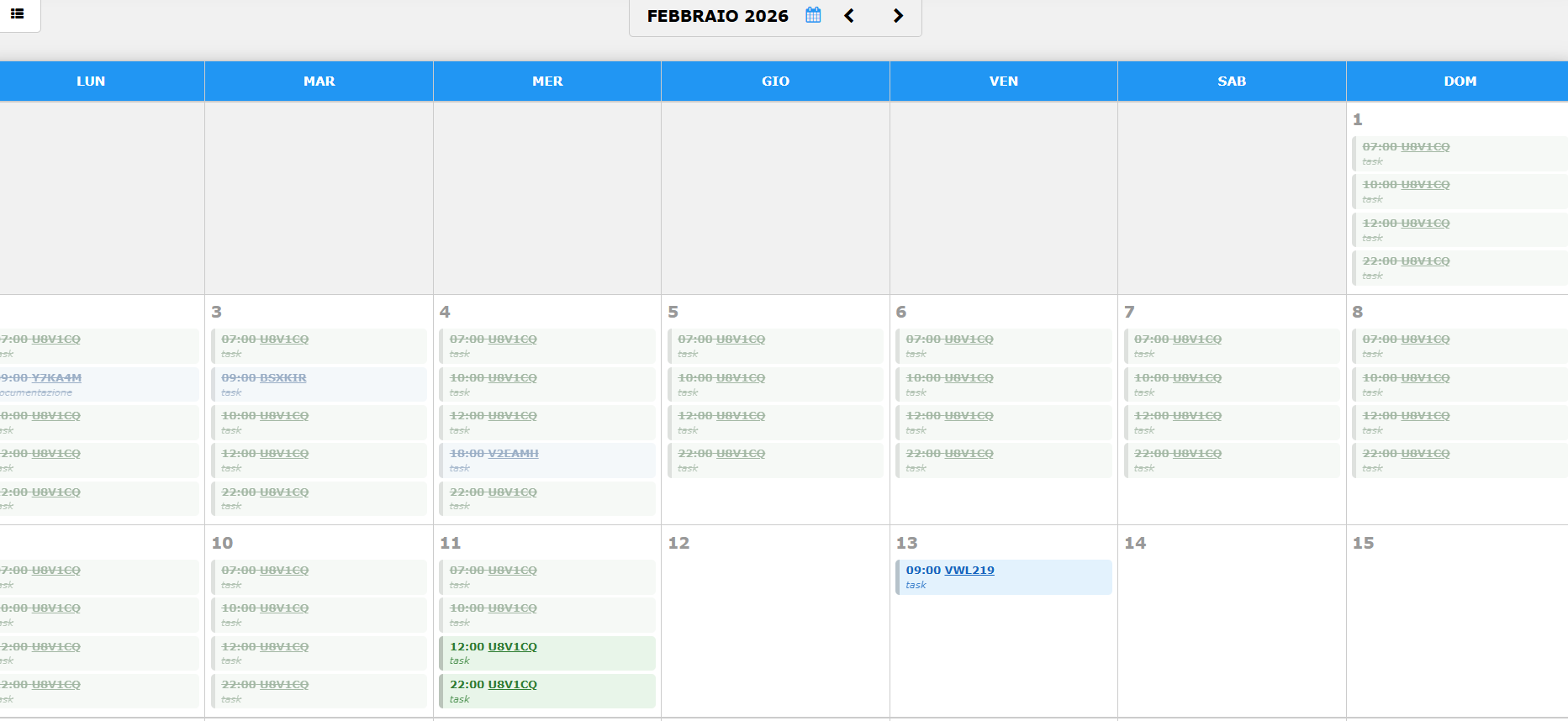 Inquadra e inserisci